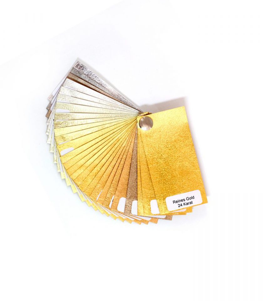 Blattgold Golden World Steelmap