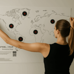 bohrschablone stahl weltkarte steelmap