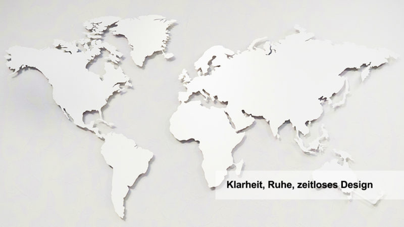 Weisse Weltkarte stahl Weisse Weltkarte stahl